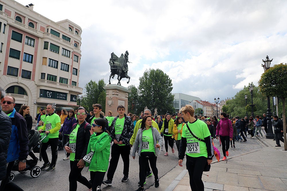 Más de 5.000 burgaleses marchan contra el cáncer