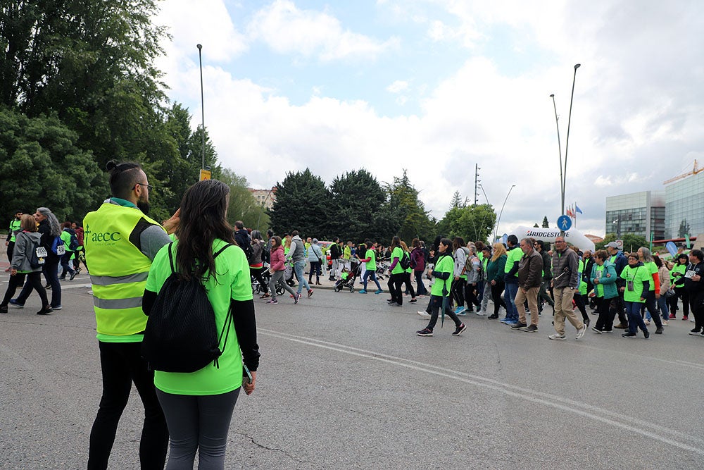Más de 5.000 burgaleses marchan contra el cáncer