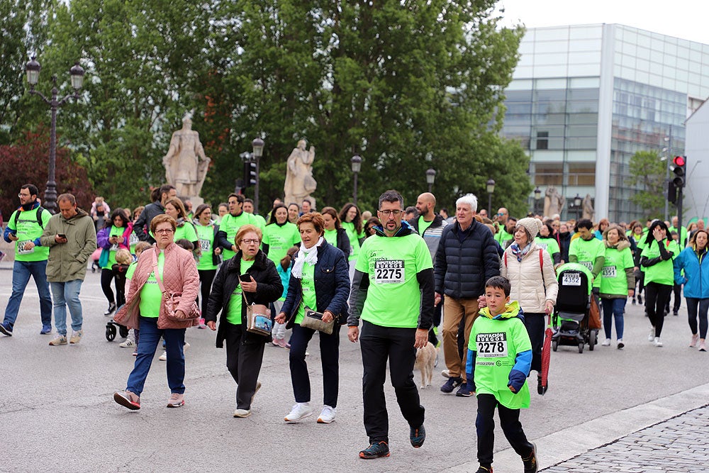 Más de 5.000 burgaleses marchan contra el cáncer