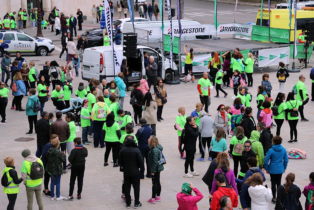 Más de 5.000 burgaleses marchan contra el cáncer