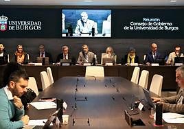 Consejo de gobierno de la Universidad de Burgos.