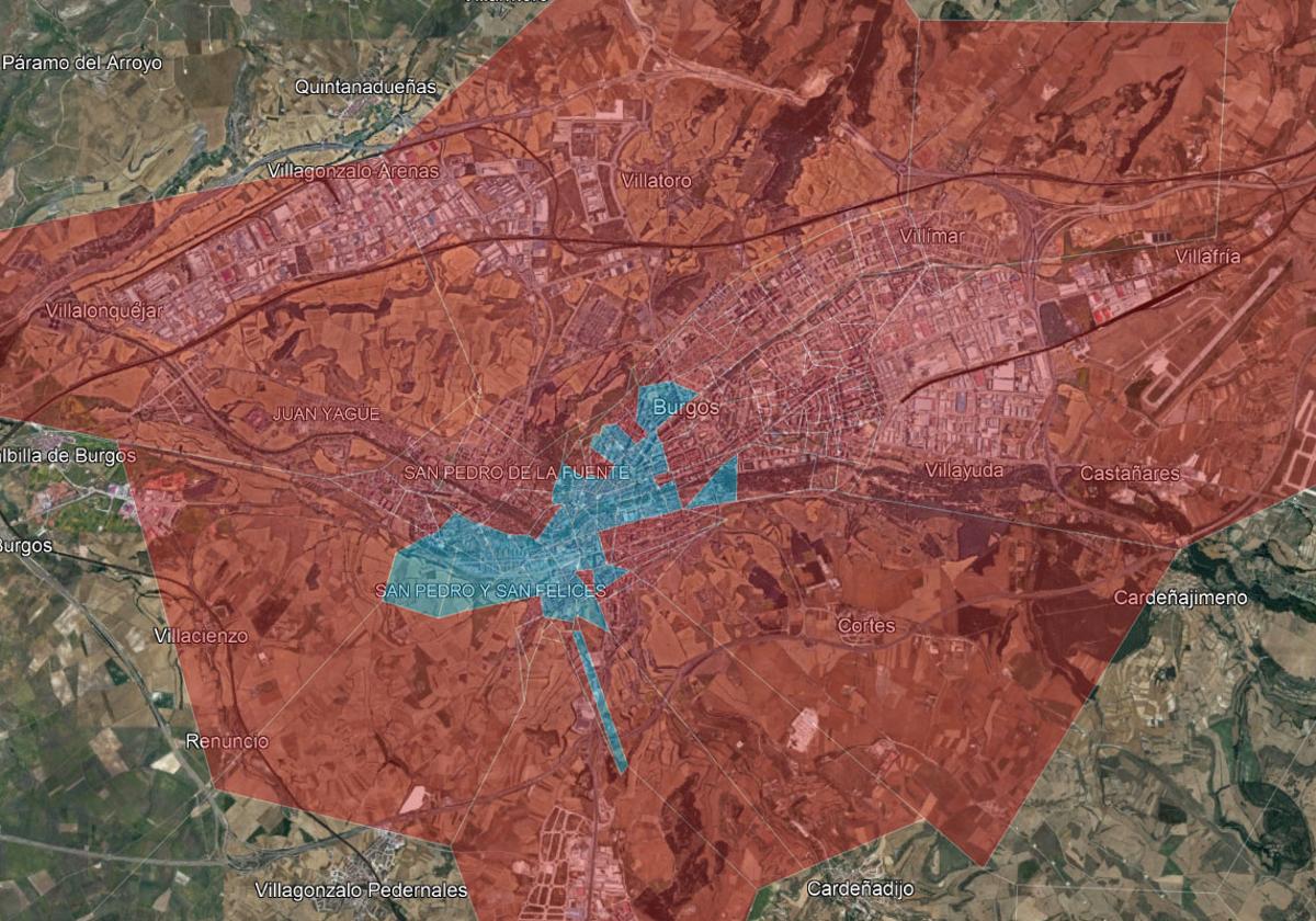 El PSOE venció en 2019 en la mayoría de los distritos y secciones censales de Burgos capital.