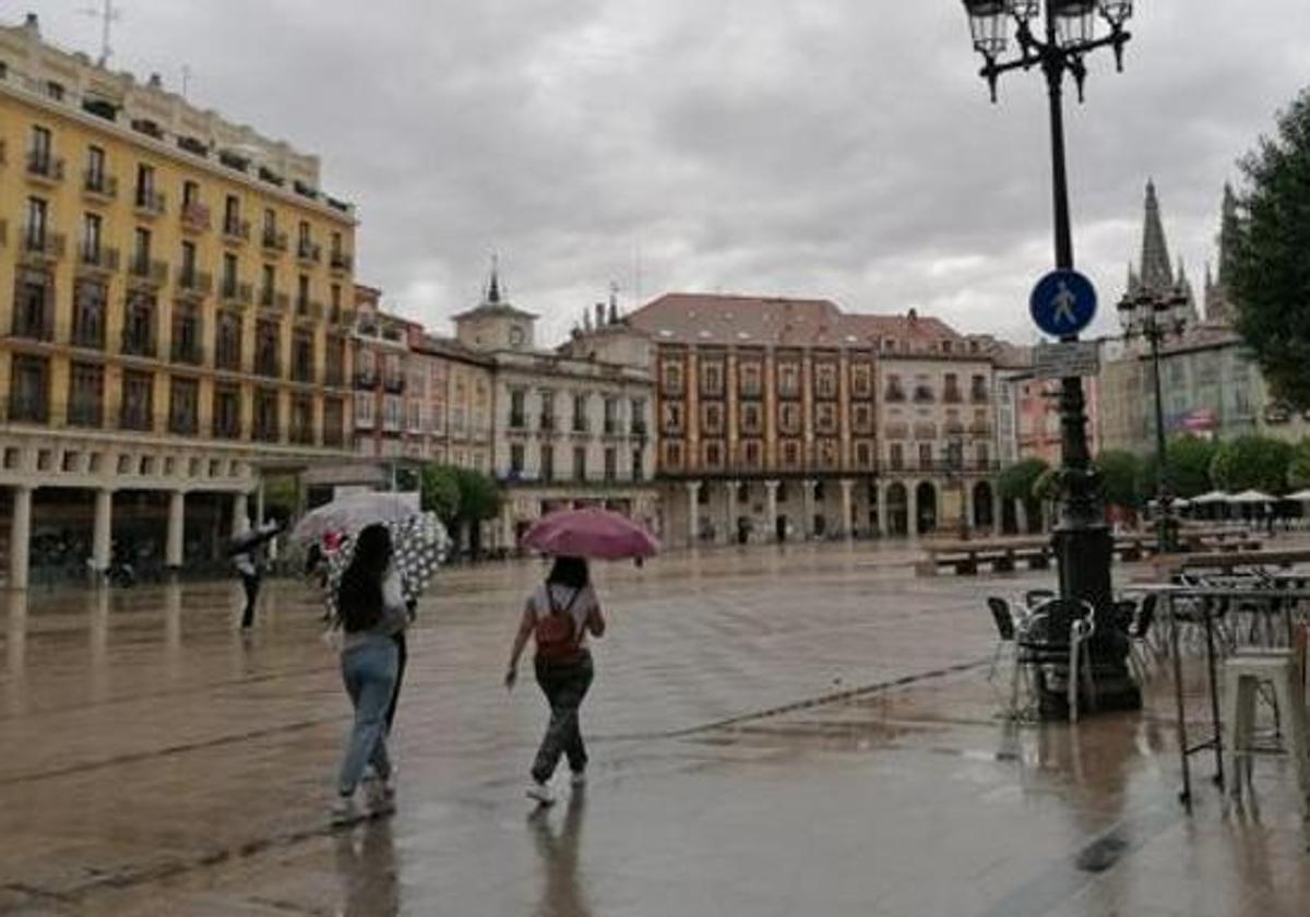 La Aemet prevé la llegada de lluvia a Burgos esta semana