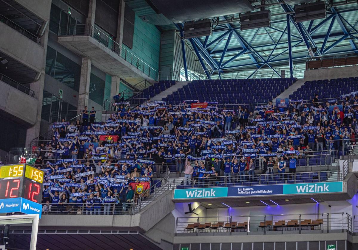 La marea azulona ya ha estado presente en el WiZink Center en numerosas ocasiones.