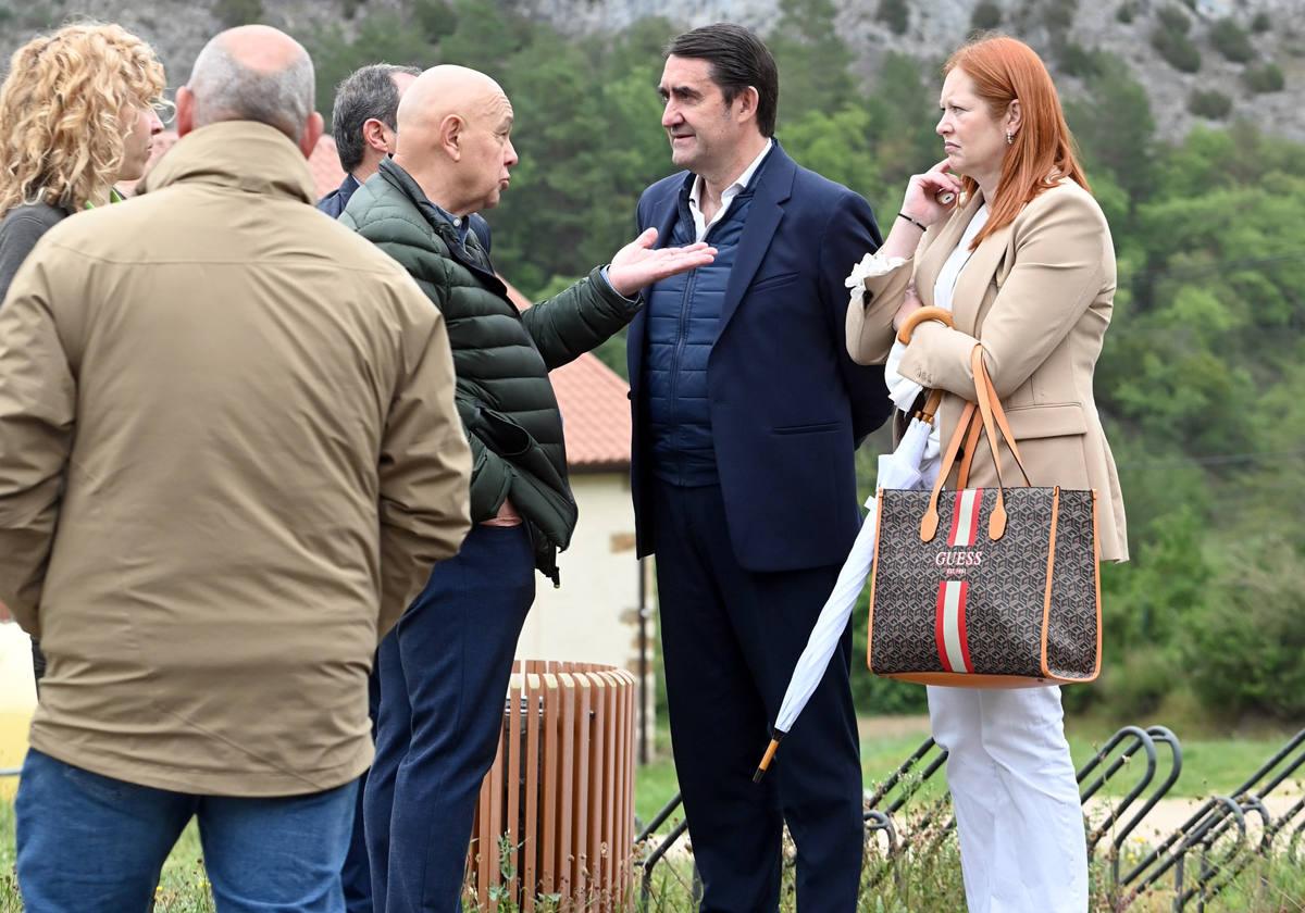 Juan Carlos Suárez-Quiñones, en su visita al Parque Natural Montes Obarenes-San Zadornil 'La Metrópoli Verde'.