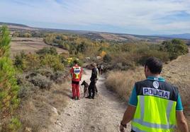 Efectivos de la Policía y el GREM inmersos en las labores de búsqueda del autobusero desaparecido en Burgos, Sergio Sierra.