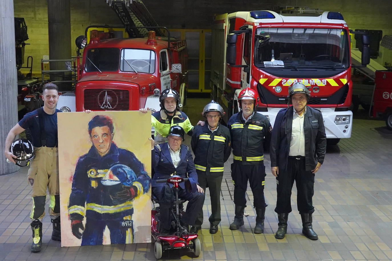 Una saga familiar de bomberos en Burgos