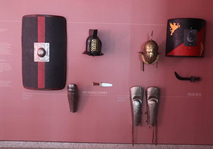 Exposición 'Muerte en la arena. Gladiadores de Córdoba'.