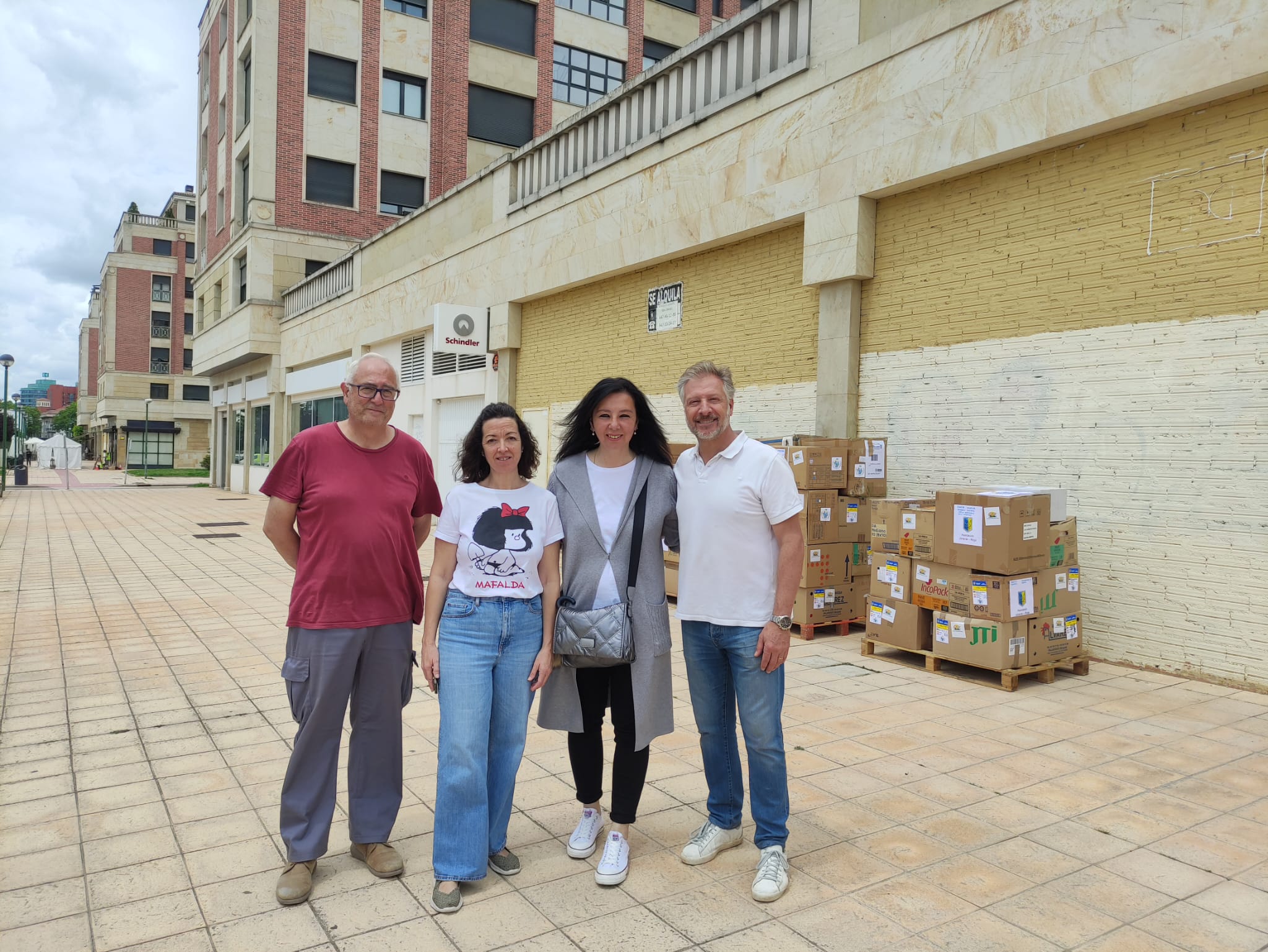 2.000 kilos de ayuda burgalesa, lista para ser enviada a Ucrania