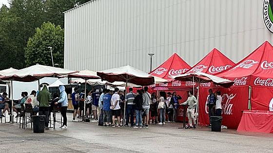 La tormenta y el granizo en Burgos diluyen la Fan Zone de la Final Four