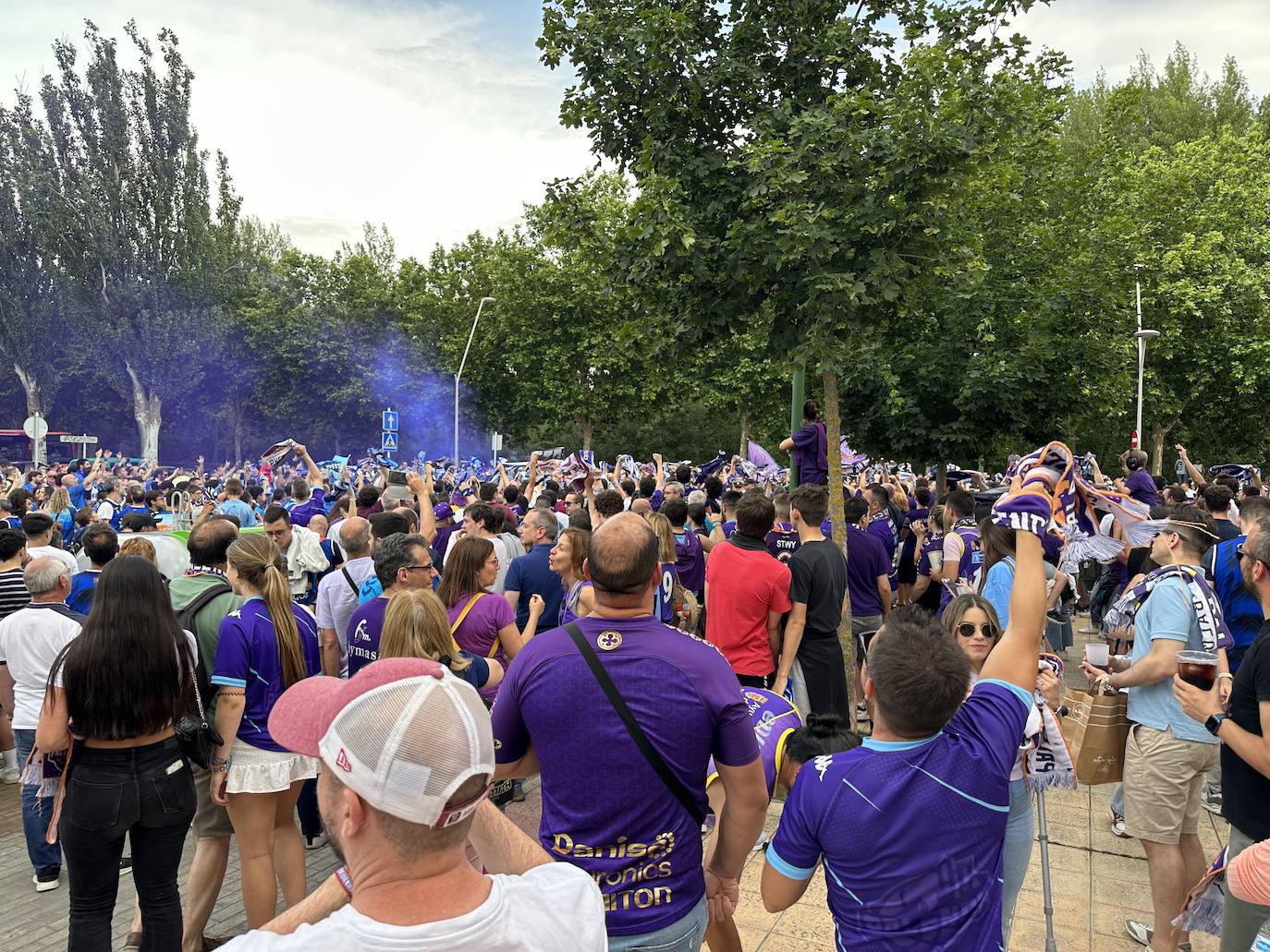 Ambientazo en la previa de la final entre Zunder Palencia y Hereda San Pablo