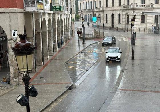 Tormenta del pasado de sábado.