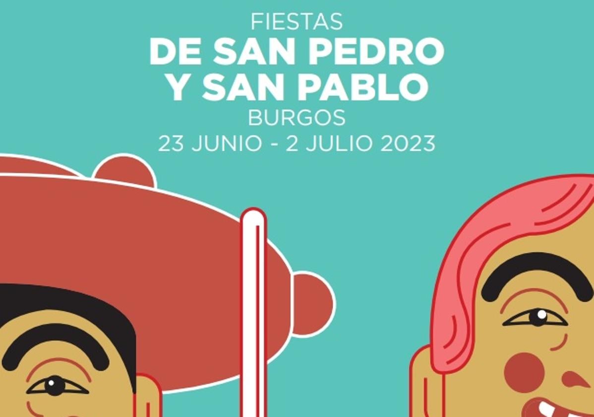 Programa de las fiestas de San Pedro y San Pablo de Burgos 2023.