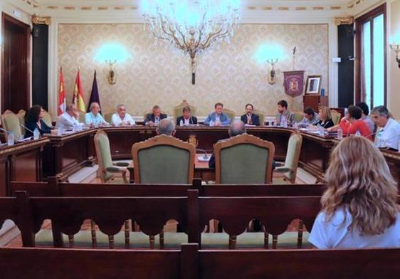 Pleno de la última corporación de la Diputación de Burgos.