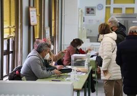 Mesa electoral del pasado 28 de mayo.