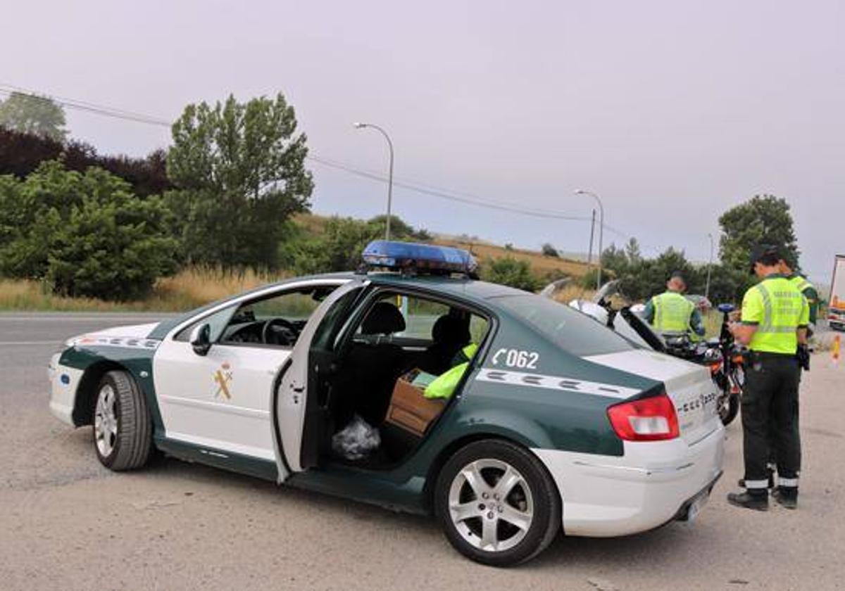 Control de la Guardia Civil de Tráfico.