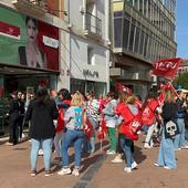 El ruido de la huelga despierta la esperanza en los comercios de Burgos