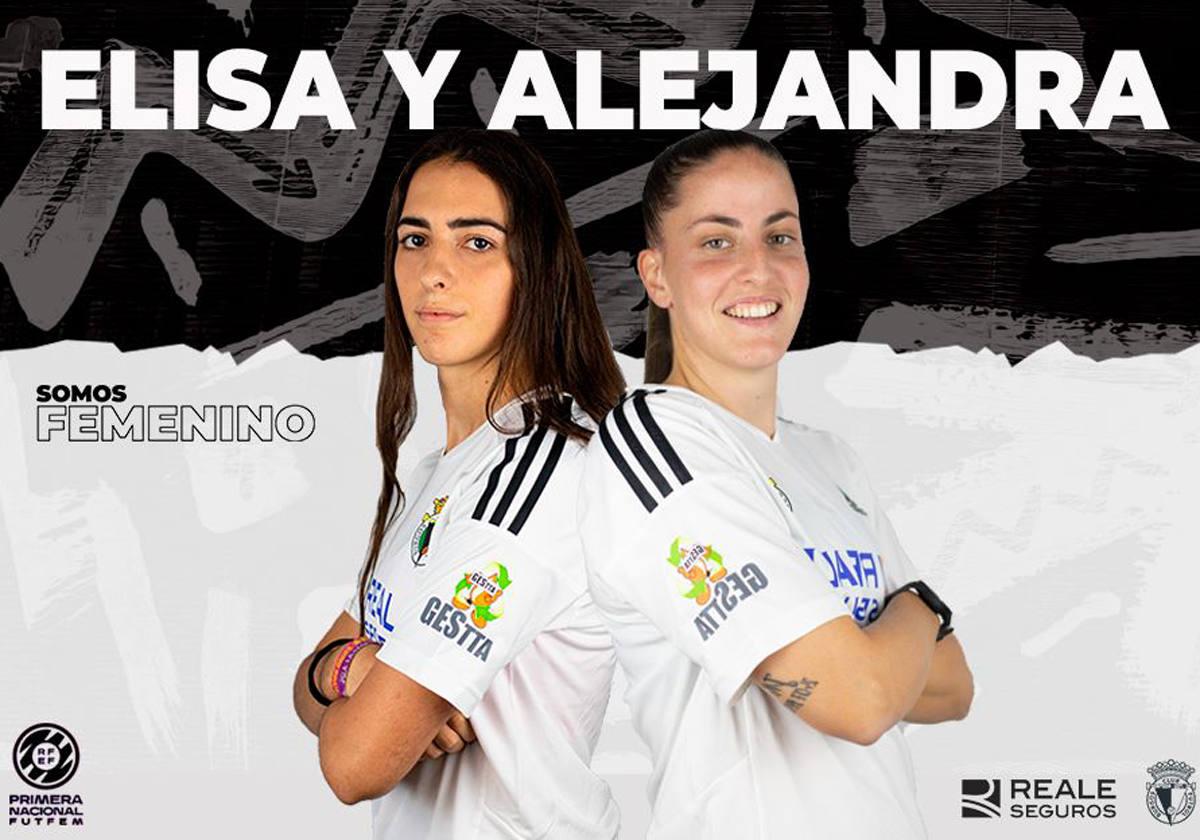 El Burgos CF apuntala su columna vertebral con las renovaciones de Elisa y Alejandra