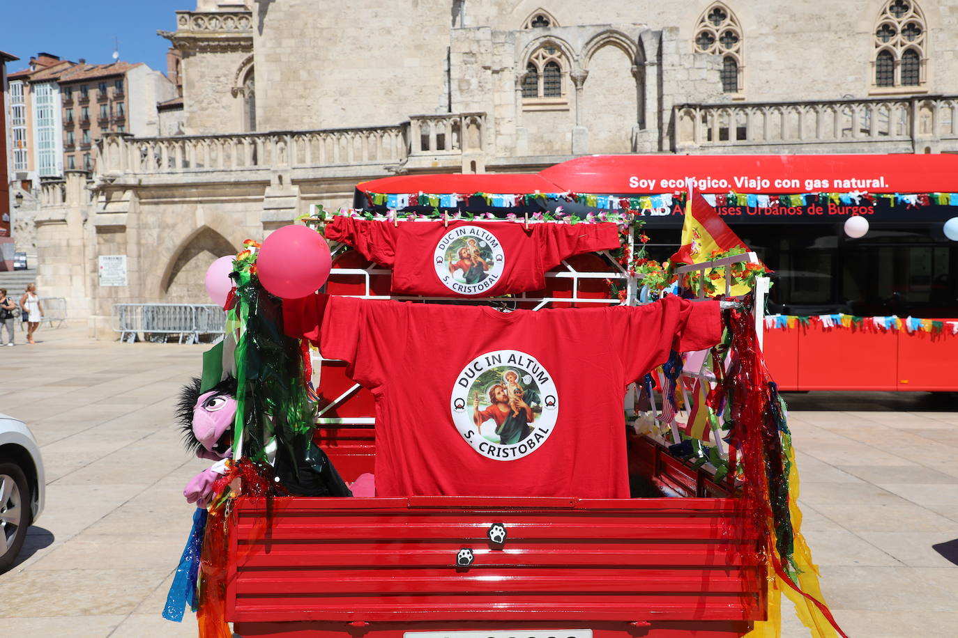 La bendición de San Cristóbal en Burgos en imágenes