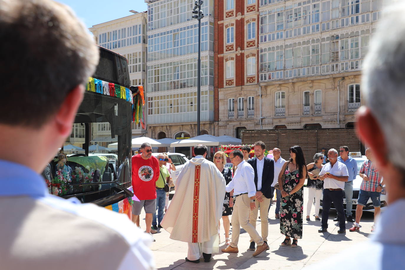 La bendición de San Cristóbal en Burgos en imágenes