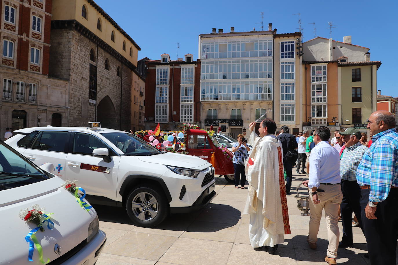 La bendición de San Cristóbal en Burgos en imágenes