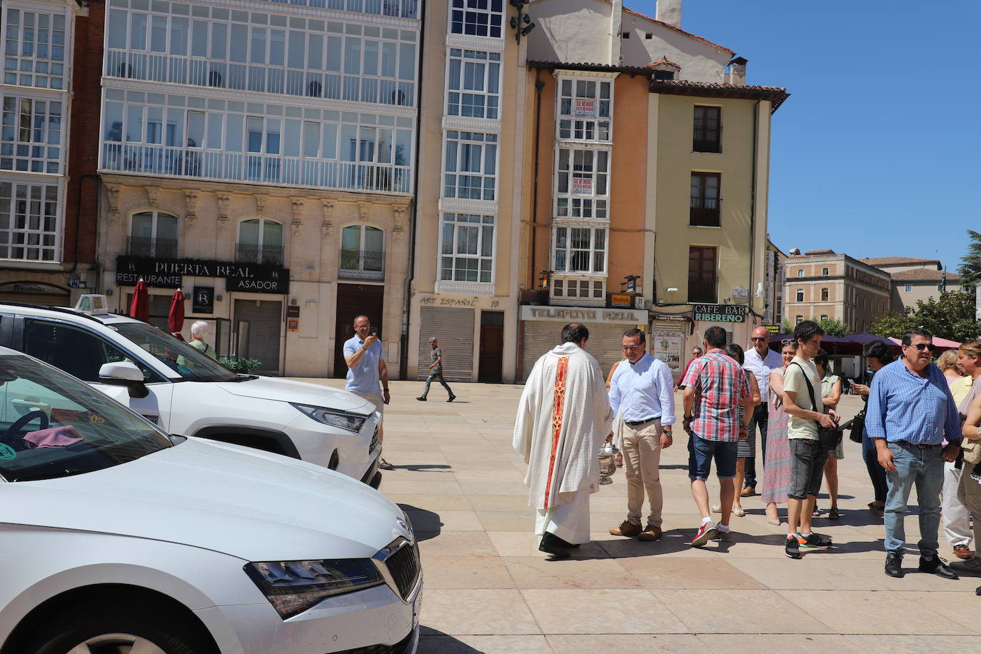 La bendición de San Cristóbal en Burgos en imágenes