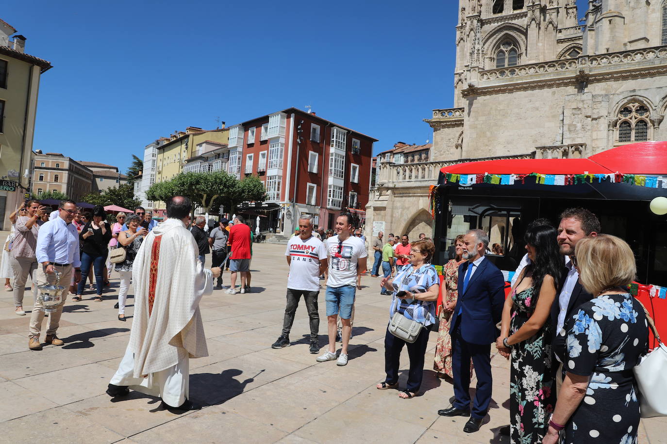 La bendición de San Cristóbal en Burgos en imágenes