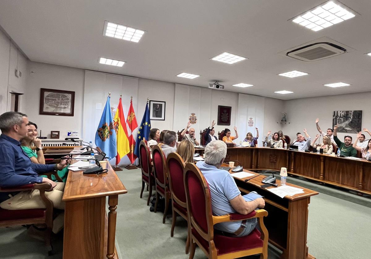 Pleno del Ayuntamiento de Aranda de Duero.