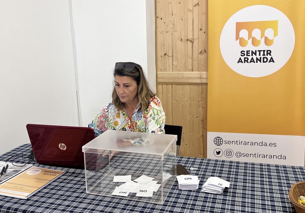 Votación sobre las medallas conmemorativas en Aranda.