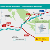 La AP-1 incorporará terceros carriles en un tramo de Burgos