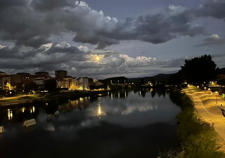 El río Ebro a su paso por Miranda