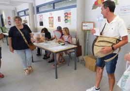 Minutos previos al cierre de los colegios de Burgos.