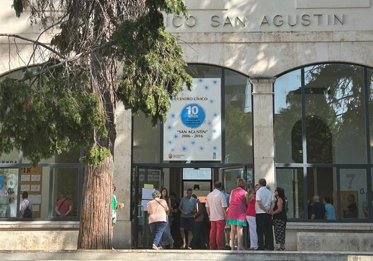 En el Centro Cívico San Agustín ha ocurrido una de las anécdotas del día.