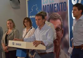 El presidente del PP en Burgos, Borja Suárez