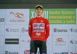 Jetse Bol sube al podio en Soria como líder de la clasificación de la montaña