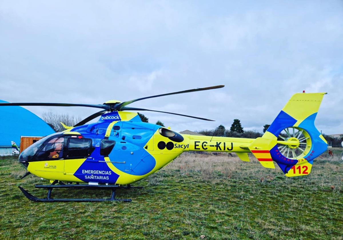 Uno de los herido ha sido trasladado en helicóptero al HUBU.