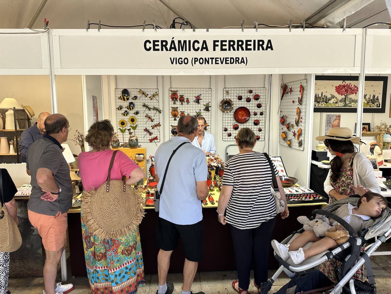 La cerámica, protagonista en el Paseo del Espolón de Burgos