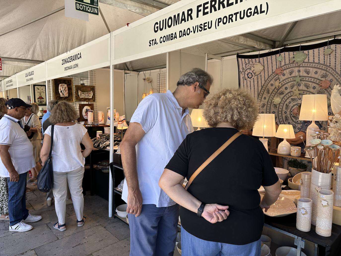 La cerámica, protagonista en el Paseo del Espolón de Burgos