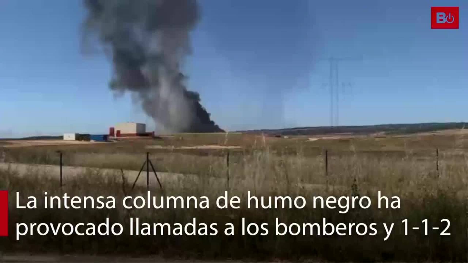 El vertedero de Abajas registra un incendio durante la tarde del lunes