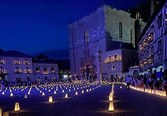 Las velas iluminarán Peñaranda, en Burgos.