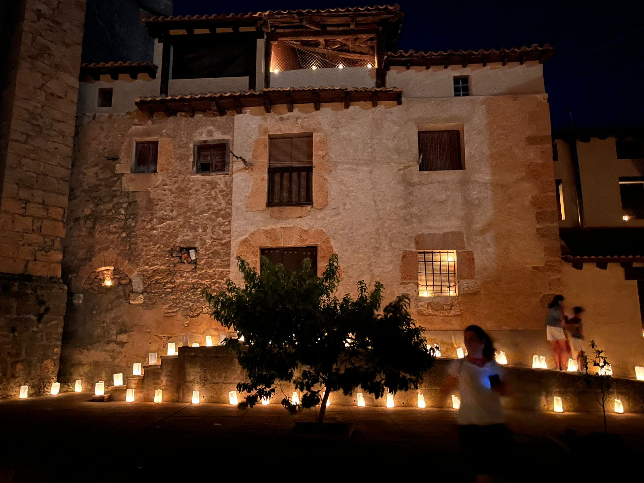 La noche de las velas de Peñaranda en imágenes