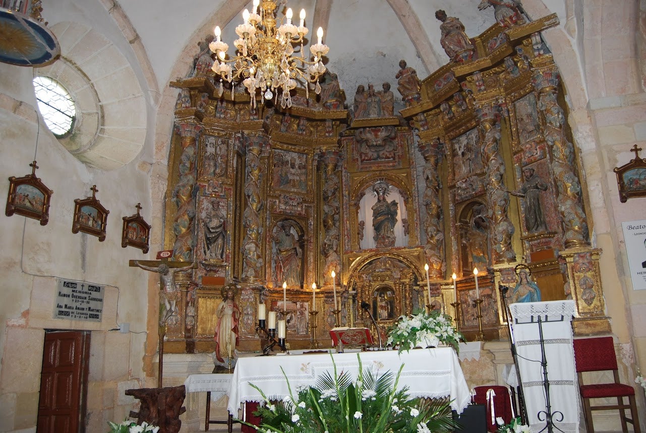 Retablo de la iglesia de Masa que podrá ser restaurado.