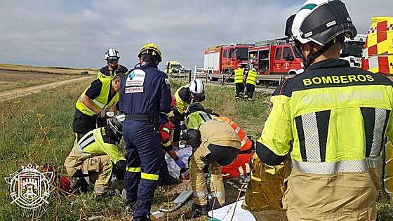 Mueren una madre y su hija al salirse de la vía en la AP-1 de Burgos