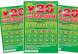 Imagen de archivo de los rasca de la ONCE.