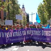 Mujeres en la Calle se concentra en Miranda para pedir consecuencias penales contra Rubiales