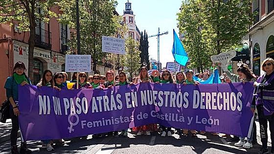 Mujeres en la Calle se concentra en Miranda para pedir consecuencias penales contra Rubiales