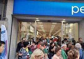 La entrada de Pepco en Burgos este miércoles.