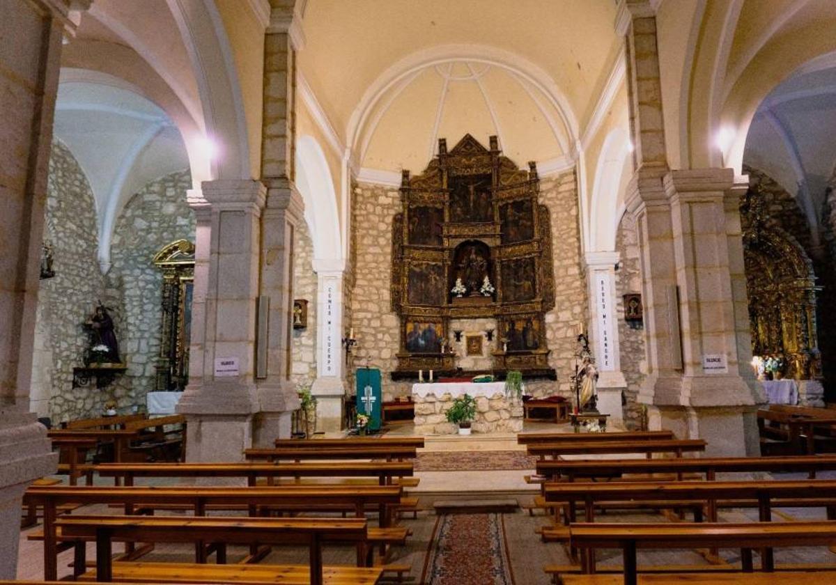 Retablo de la iglesia de Villanueva de Gumiel.