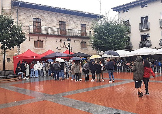 La lluvia logró deslucir la Muestra Gastronómica de Ebrovisión