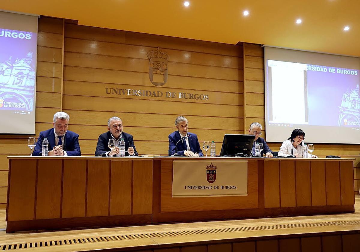 Participantes a las jornadas 'La Psicología en el punto de mira de la salud y el bienestar'.